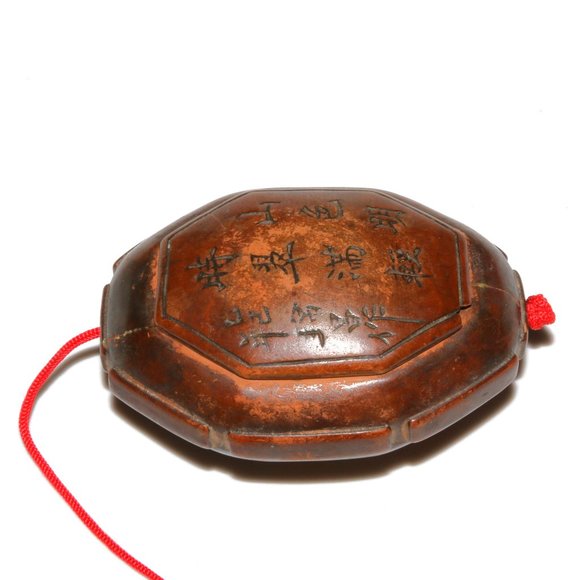 Antique Asian Chinese hand carved turtle shaped trinket box - repaired - Picture 7 of 9